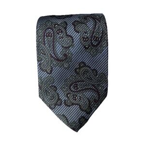 Vtg Austin Reed of Regent Street Men Silk Tie USA Paisley Retro Career Formal